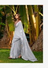 Malika Vol 2 By Kashvi Embroidery Linen Designer Sarees Wholesale Clothing Suppliers In India